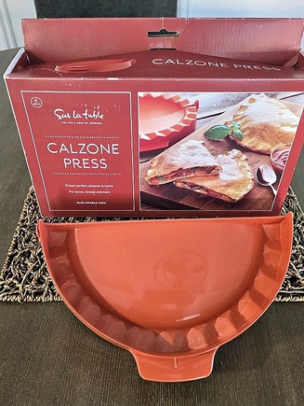Sur La Table Calzone Press Orange Kitchen Tool Like New
